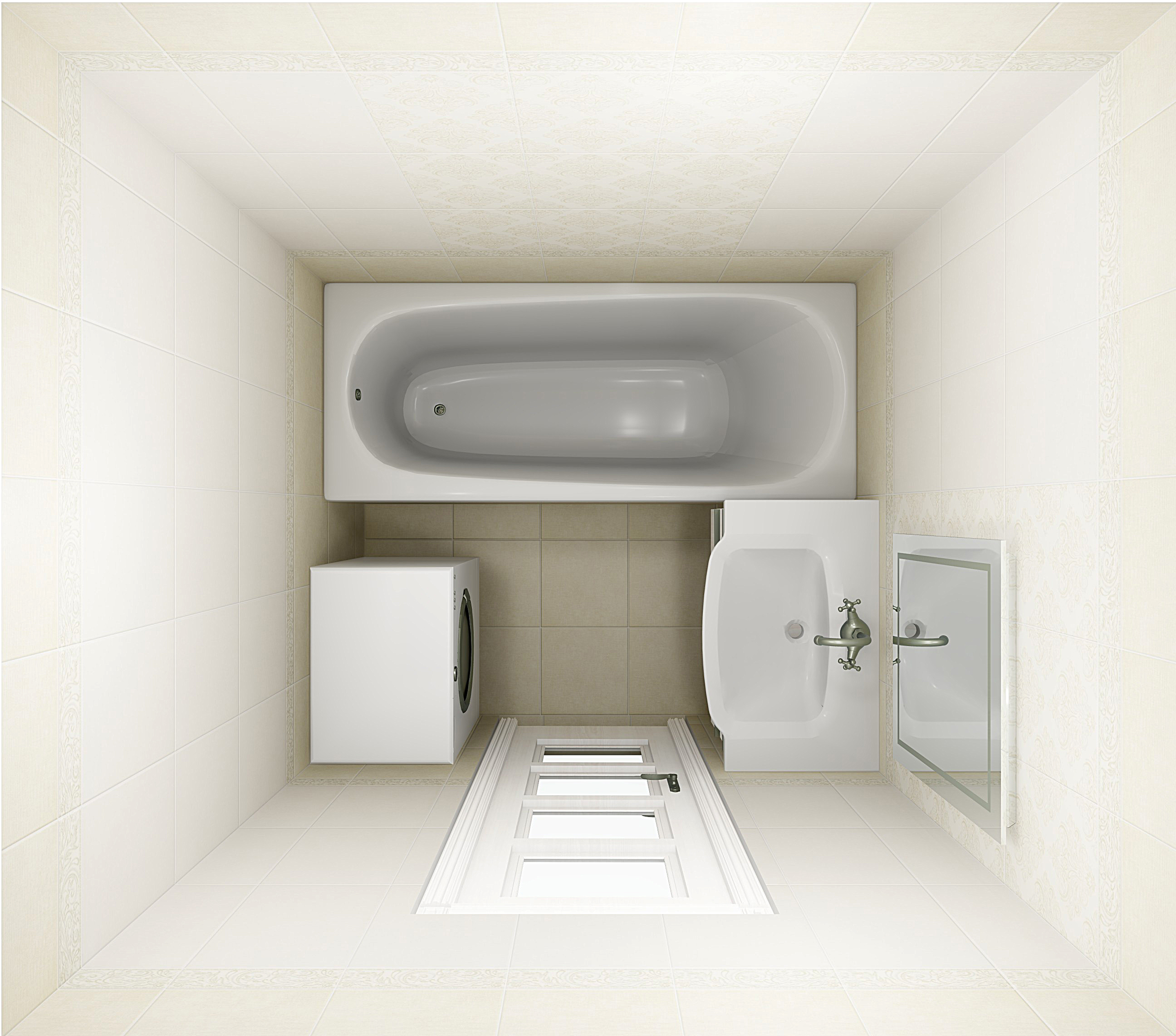 ванная комната 175 на 175 дизайн